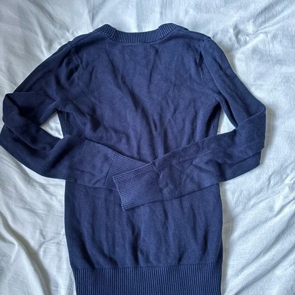 Hollister Navy Cardigan Sweater - Picture 4 of 4